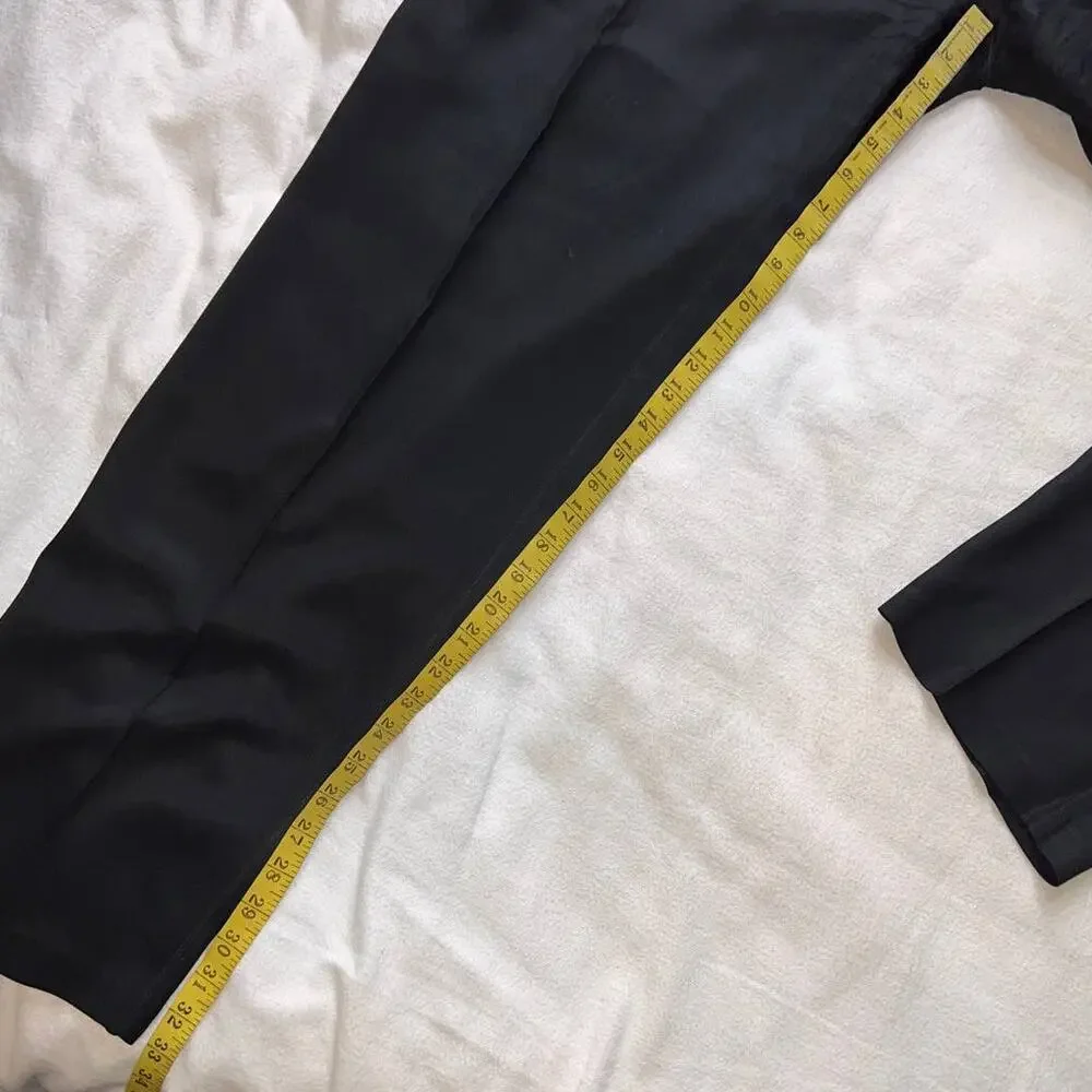 Vintage Tommy Bahama Black Double Pleated Silk Dress Pants- 35